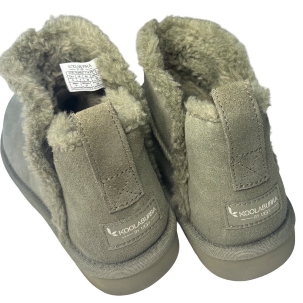 UGG Koolaburra By UGG Women's Koola Ultra Mini Booties Green, Size 8 NEW - Picture 3 of 5
